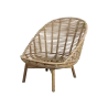 Cane-Line Hive Lounge Chair W/Teak Legs - Cane-Line Hive Lounge Chair W/Teak Legs