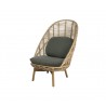 Cane-Line Hive Highback Chair Seat & Back Cushion Light Green