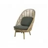 Cane-Line Hive Highback Chair Seat & Back Cushion Light Green - Cane-Line Hive Highback Chair Seat & Back Cushion Light Green