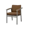 Cane-Line Sticks Armchair Taupe aluminium Umber brown - Cane-Line Sticks Armchair Taupe aluminium Umber brown