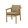 Cane-Line Sticks Armchair Teak Turmeric yellow
