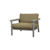 Cane-Line Sticks Lounge Chair Taupe, aluminium Turmeric yellow