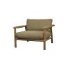 Cane-Line Sticks Lounge Chair Teak  Turmeric yellow