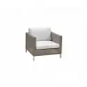 Cane-Line Connect Lounge Chair white cushion - Cane-Line Connect Lounge Chair white cushion