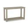 Sofa Table in Coastal Teak - Front Side Angle - Sofa Table in Coastal Teak - Front Side Angle