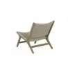 Sunset West Coastal Teak Cushionless Accent Chair - Back Side Angle - Sunset West Coastal Teak Cushionless Accent Chair - Back Side Angle