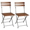 French Café Bistro Folding Side Chair