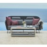 Cane-Line Mega 2-Seater Sofa outdoor front view