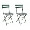 French Café Bistro Folding Side Chair - Green - French Café Bistro Folding Side Chair - Green