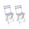 French Café Bistro Folding Side Chair - Aluminum