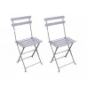 French Café Bistro Folding Side Chair - Aluminum - French Café Bistro Folding Side Chair - Aluminum