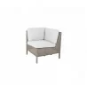 Cane-Line Connect Dining Lounge Corner Module white - Cane-Line Connect Dining Lounge Corner Module white