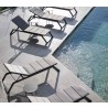 Cane-Line Siesta Sunbed pool view