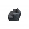 Cane-Line Basket 2-Seater Sofa Graphite Side