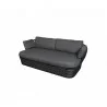 Cane-line Basket 2-seater sofa, incl. AirTouch Cushions - Weave Graphite - Cane-line Basket 2-seater sofa, incl. AirTouch Cushions - Weave Graphite