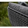 Cane-Line Basket 2-Seater Sofa Graphite Armrest