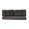 Cane-Line Ocean Large 2-Seater Sofa Cushion Set Dark Grey