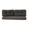 Cane-Line Ocean Large 2-Seater Sofa Cushion Set Dark Grey - Cane-Line Ocean Large 2-Seater Sofa Cushion Set Dark Grey