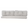 Cane-Line Ocean Large 3-Seater Sofa Cushion Set White - Cane-Line Ocean Large 3-Seater Sofa Cushion Set White