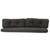 Cane-Line Ocean Large 3-Seater Sofa Cushion Set Dark Grey - Cane-Line Ocean Large 3-Seater Sofa Cushion Set Dark Grey
