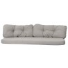Cane-Line Ocean Large 3-Seater Sofa Cushion Set Grey