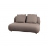Cane-Line Capture 2-Seater Sofa Module Taupe