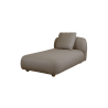 Cane-Line Capture Chaise Lounge Sofa Module Taupe