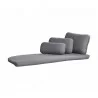 Cane-Line Savannah Daybed Cushion Set Grey - Cane-Line Savannah Daybed Cushion Set Grey