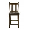 Alpine Furniture Capitola Pub Chairs in Espresso - Front