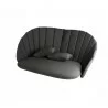 Cane-Line Peacock 2-Seater Sofa Cushion Set Dark Grey - Cane-Line Peacock 2-Seater Sofa Cushion Set Dark Grey