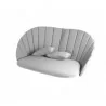Cane-Line Peacock 2-Seater Sofa Cushion Set Light Grey - Cane-Line Peacock 2-Seater Sofa Cushion Set Light Grey