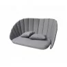 Cane-Line Peacock 2-Seater Sofa Cushion Set Grey - Cane-Line Peacock 2-Seater Sofa Cushion Set Grey
