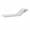 Cane-Line Presley Sunbed Cushion White QuickDry & Airflow system