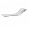 Cane-Line Presley Sunbed Cushion White QuickDry & Airflow system - Cane-Line Presley Sunbed Cushion White QuickDry & Airflow system