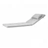 Cane-Line Presley Sunbed Cushion Light Grey QuickDry & Airflow system - Cane-Line Presley Sunbed Cushion Light Grey QuickDry & Airflow system