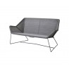 Cane-Line Breeze 2-Seater Sofa Grey