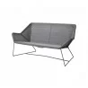 Cane-Line Breeze 2-Seater Sofa Grey - Cane-Line Breeze 2-Seater Sofa Grey