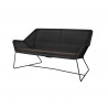 Cane-Line Breeze 2-Seater Sofa Black color