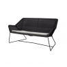 Cane-Line Breeze 2-Seater Sofa with Cushion Light Grey