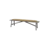 Cane-Line Sticks Bench Taupe Yellow Cushion - Cane-Line Sticks Bench Taupe Yellow Cushion