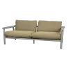 Cane-Line Sticks 2-Seater Sofa Taupe, aluminiumTurmeric yellow - Cane-Line Sticks 2-Seater Sofa Taupe, aluminiumTurmeric yellow