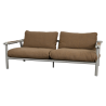 Cane-Line Sticks 2-Seater Sofa Taupe, aluminium Umber brown