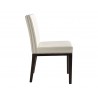 Vintage Dining Chair - Cream - Side Angle