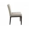 Vintage Dining Chair - Linen - Side Angle - Vintage Dining Chair - Linen - Side Angle