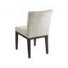 Vintage Dining Chair - Linen - Back Angle - Vintage Dining Chair - Linen - Back Angle