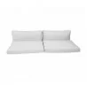 Cane-Line Chester 3-Seater Sofa Cushion Set White - Cane-Line Chester 3-Seater Sofa Cushion Set White