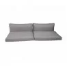 Cane-Line Chester 3-Seater Sofa Cushion Set Taupe - Cane-Line Chester 3-Seater Sofa Cushion Set Taupe