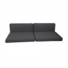 Cane-Line Chester 3-Seater Sofa Cushion Set  Black