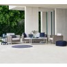 Cane-Line Connect 2-Seater Sofa, Right Module outdoor view