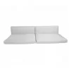 Cane-Line Connect 3-Seater Sofa Cushion Set White - Cane-Line Connect 3-Seater Sofa Cushion Set White